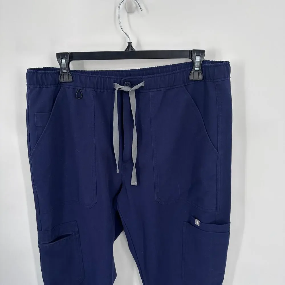 FIGS Men's Cairo Navy Cargo Scrubs Pants // M